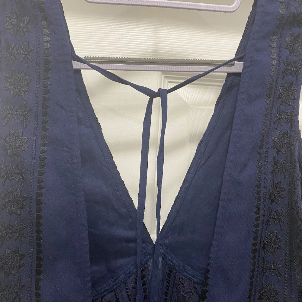 Free‎ People Embroidered Top, Size S/P
